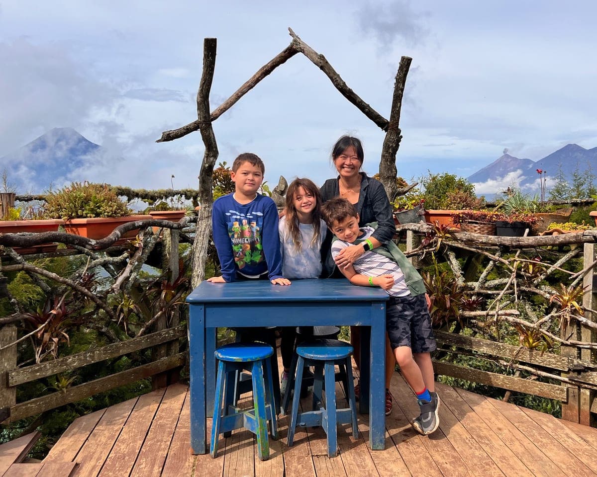 Dr. Wendy Tong with her three children